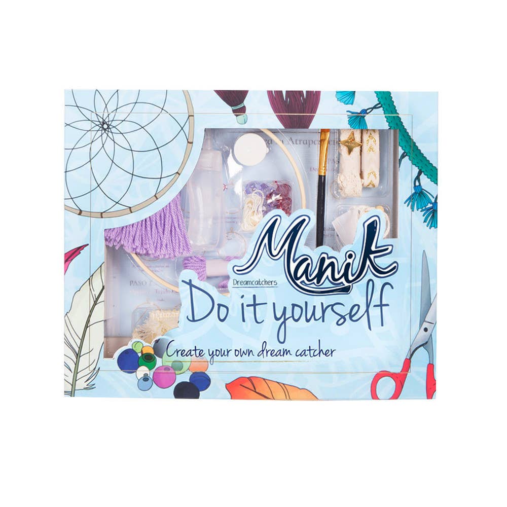MANIK - Wholesale DIY Craft Kit - Dream Catcher Kit Craft I Project Do It Yourself KIT MINI BEIGE8