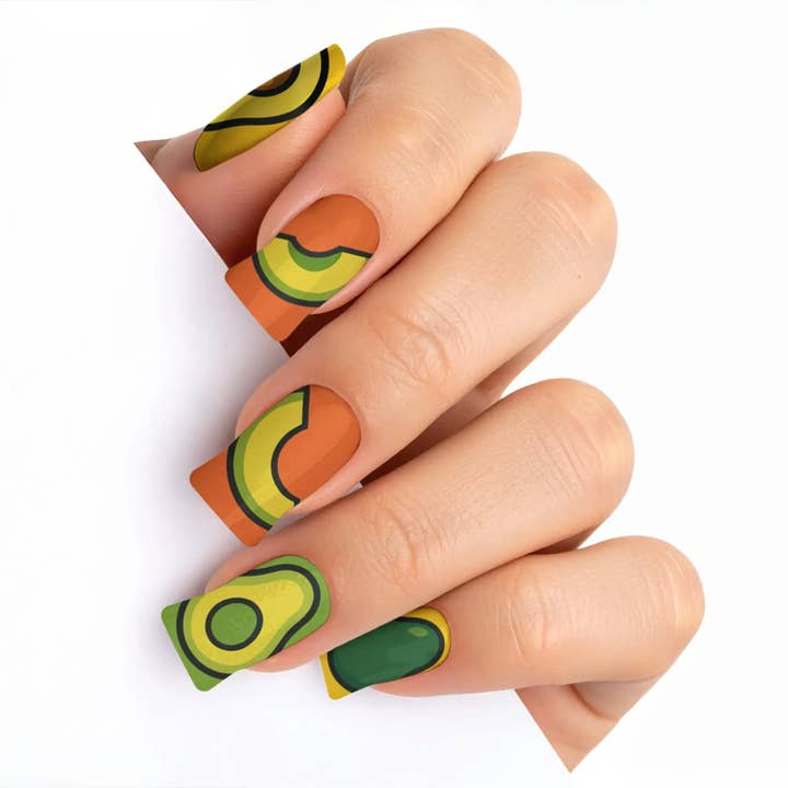 FYNE BODY - Wholesale Press-on/fake nails - Avocado Blossom Delight Avocado Press-On Nails28
