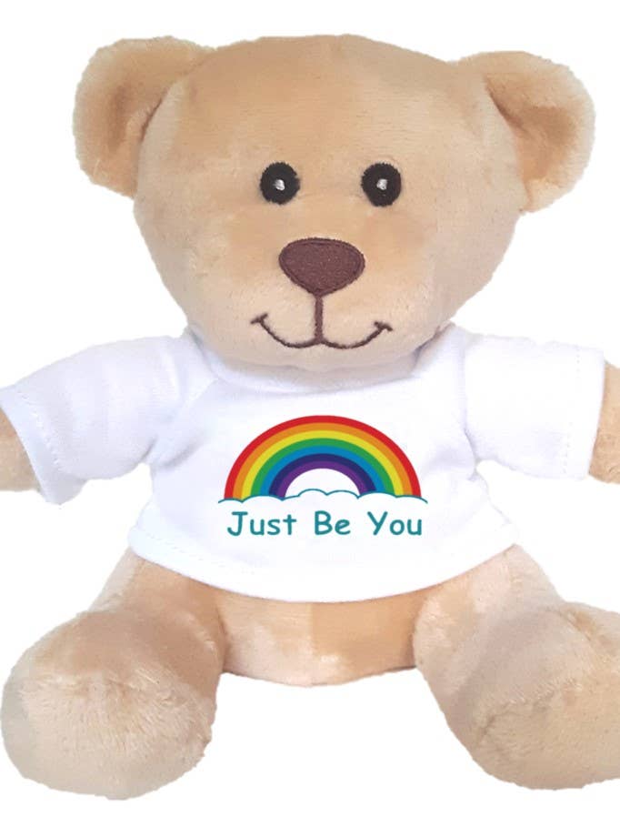 Pride Teddybär „Just Be You“, klein und niedlich, 15,2 cm für den Großhandel von Hug-a-BooBoo