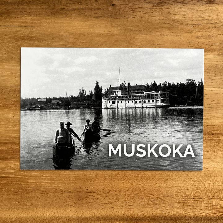 Muskoka Stoomboot (1881) | Vintage Muskoka Ansichtkaart voor wholesale door Artisan Trading Post