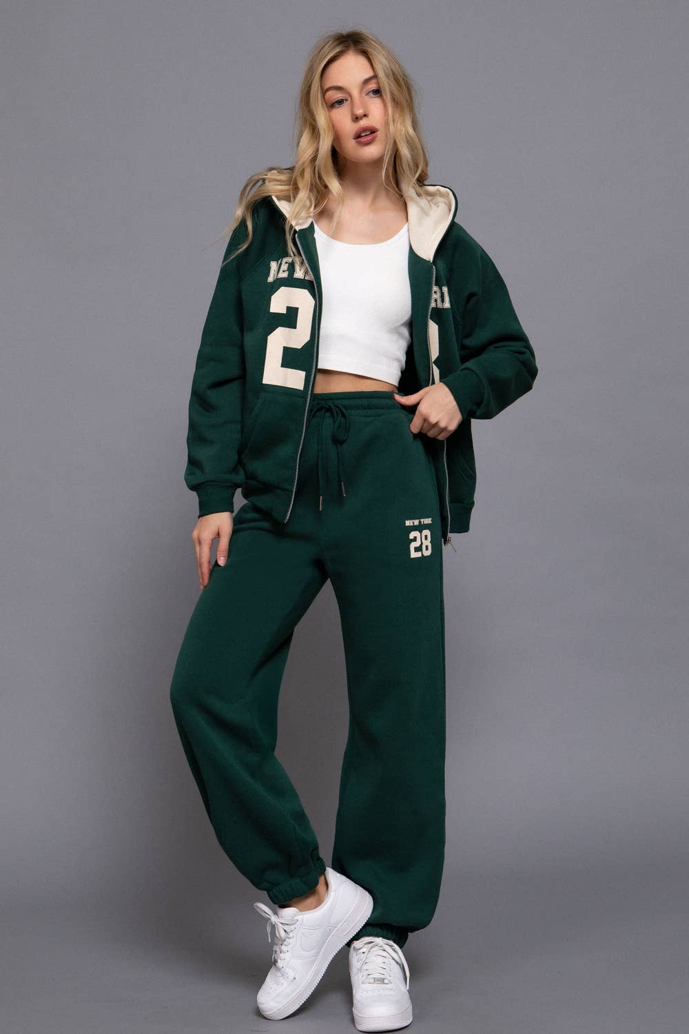 Active Basic | Active USA - Vendita all'ingrosso Pantaloni sportivi/da jogging - Donna - Pantaloni jogger in pile stampato all'interno7