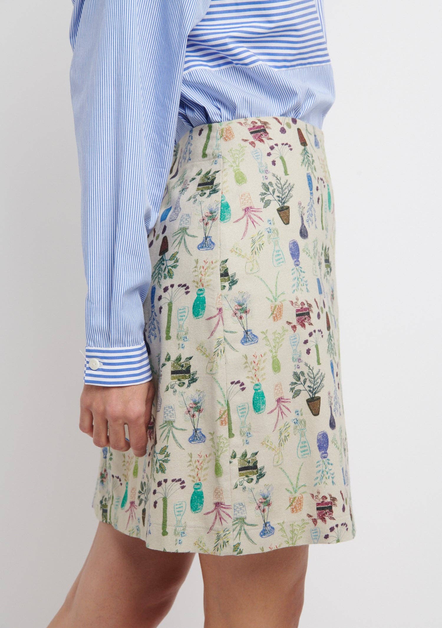 MADE IN SENS - Wholesale Skirt - Women's - SKIRT JESFU ALL BEIGE4