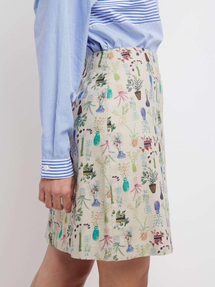 MADE IN SENS - Wholesale Skirt - Women's - SKIRT JESFU ALL BEIGE4