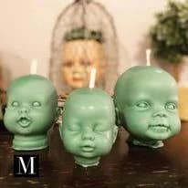 Susan Schomigs Creations - Wholesale Novelty Candle - Medium Baby Head