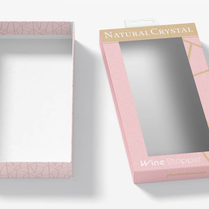 PhunkeeTree - Wholesale Wine Stopper - White Agate - Natural Crystal Wine Stopper2