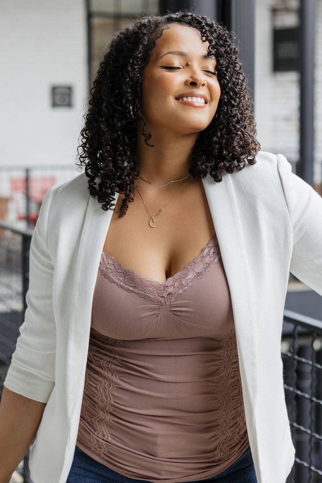 ELIETIAN – wholesale Camisole – Dam – Lace Cami - Curvy Fit1