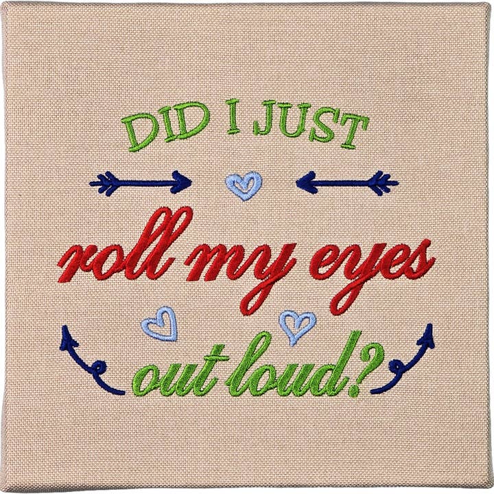 Roll My Eyes Canvas | DA90 for wholesale by LT Creations