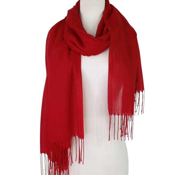 TAPA fashion - Wholesale Scarf - Women's - Plain Viscose Scarves VP1211B (12PC)14