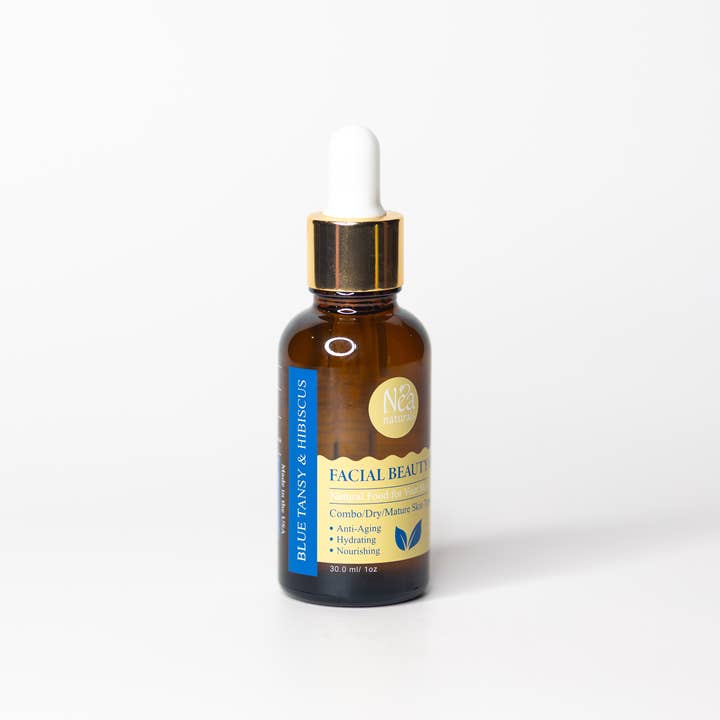 Nea Naturals - Wholesale Facial Serum/Concentrate - Blue Tansy & Hibiscus Anti-Aging Botanical Facial Beauty Oil1