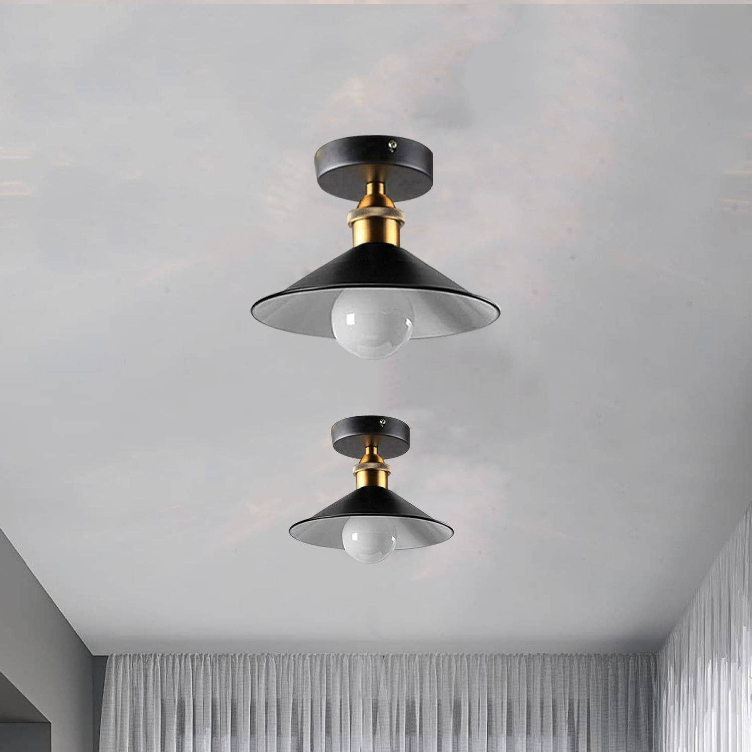 Ledsone – wholesale Chandelier/hanging light – Ceiling Light Round Cone Lights Bathroom Kitchen Living~13492
