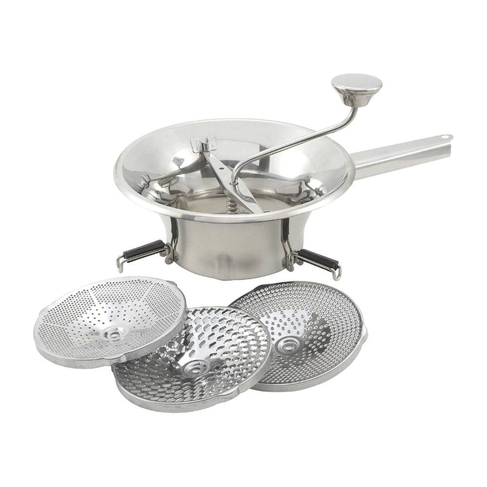 EcoQuality - Wholesale Kitchen Tool/Gadget - 2 Quart Stainless Steel Food Mill with Support Legs0