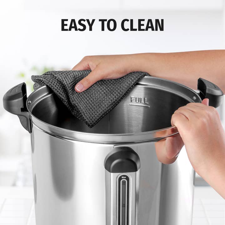 Zulay Kitchen - Wholesale Coffee Machine - 100-Cup Commercial Coffee Urn – Stainless Steel Percolator8