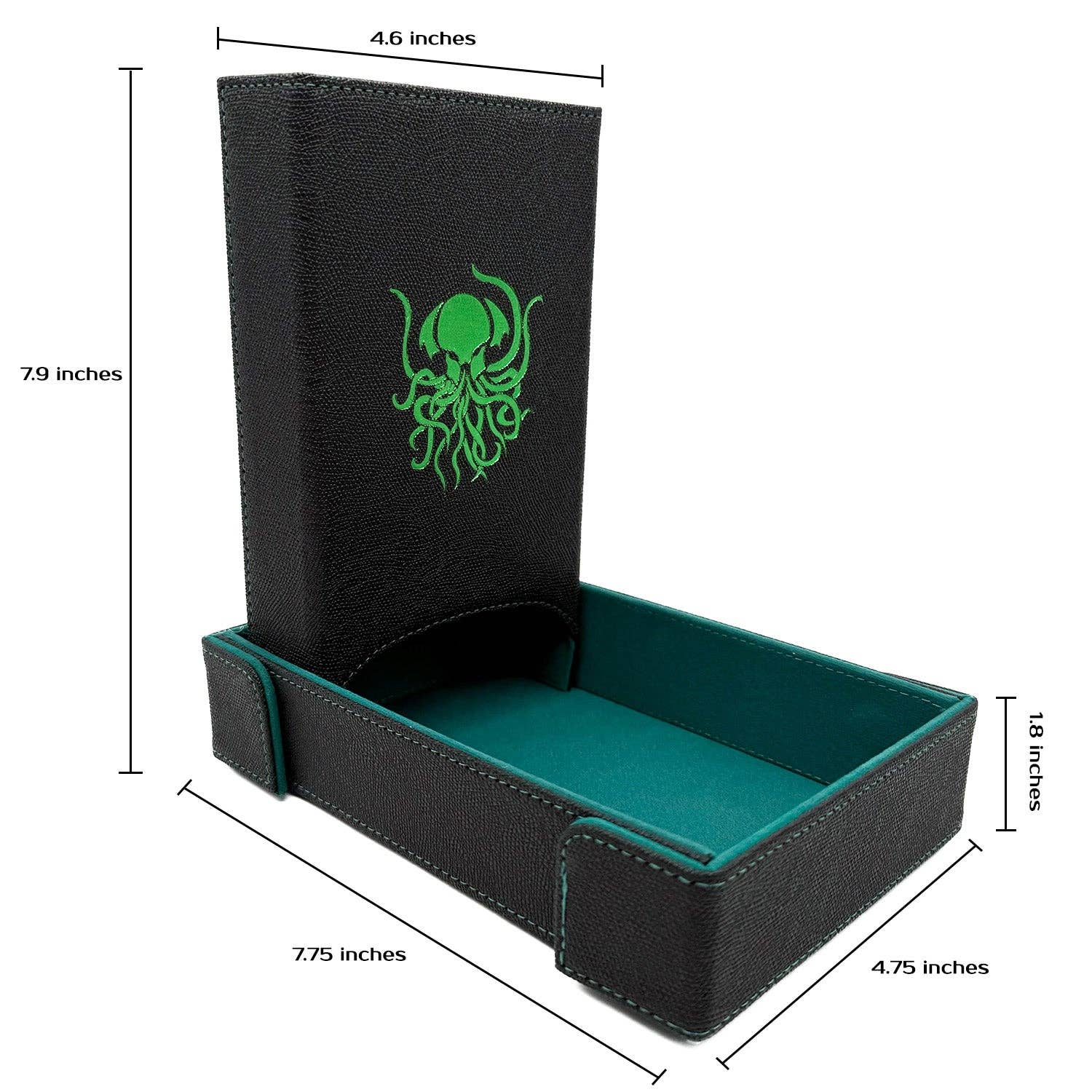 Norse Foundry - Wholesale Dice - Dice Tray / Tower Bundle: Green Cthulhu0