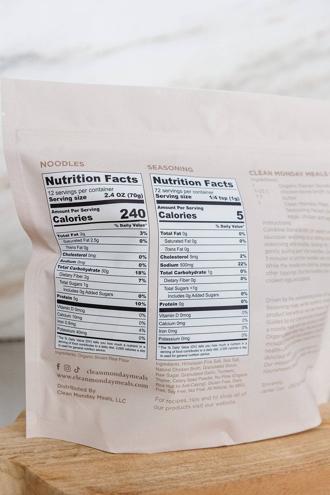 Clean Monday Meals – Engroshandel Ramen – Økologiske Ramen Nudler1