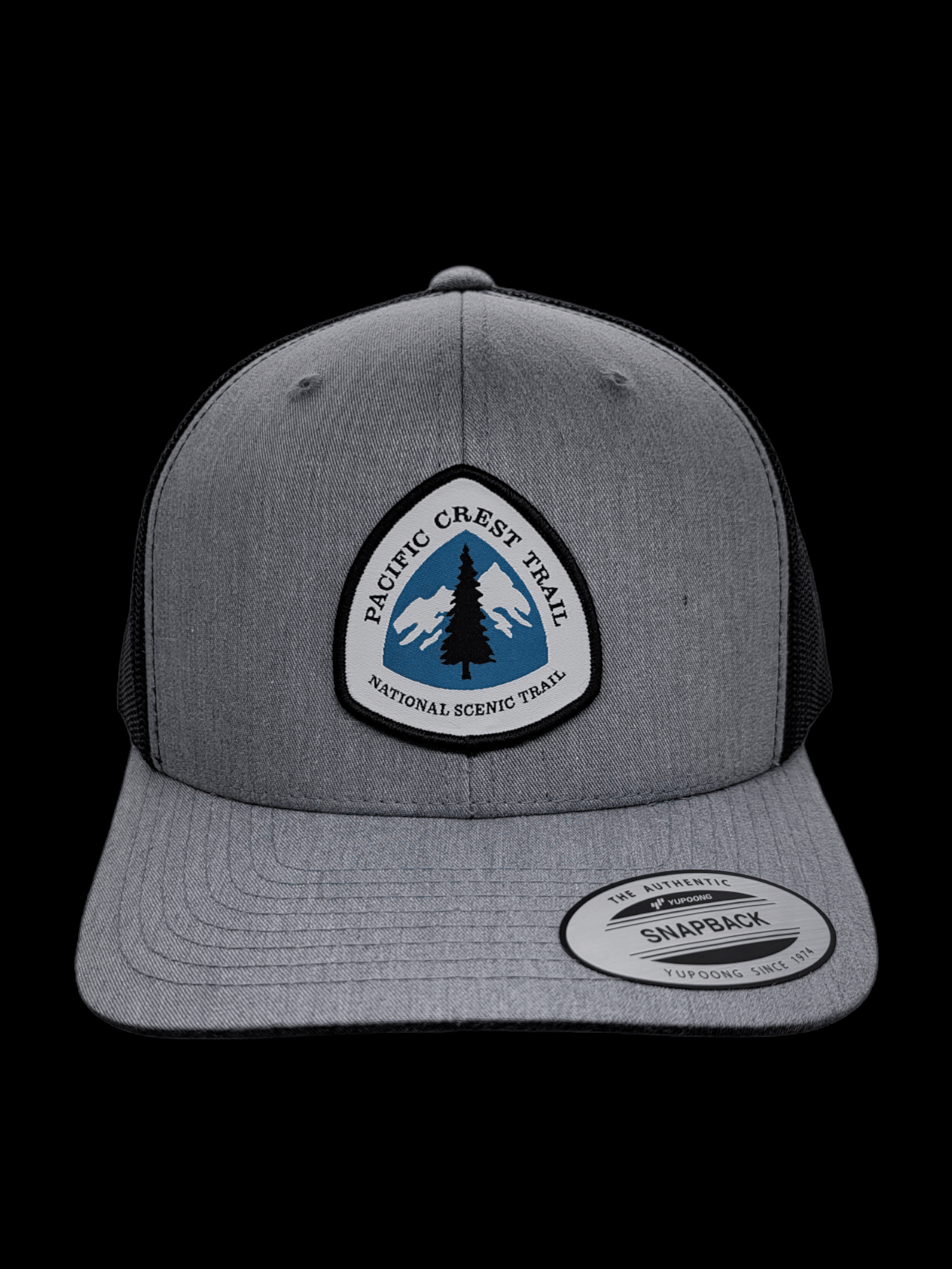 PNW Apparel – wholesale Truckerkeps – Unisex – Pacific Crest Trail Snapback-mössa med PCT-lapp7