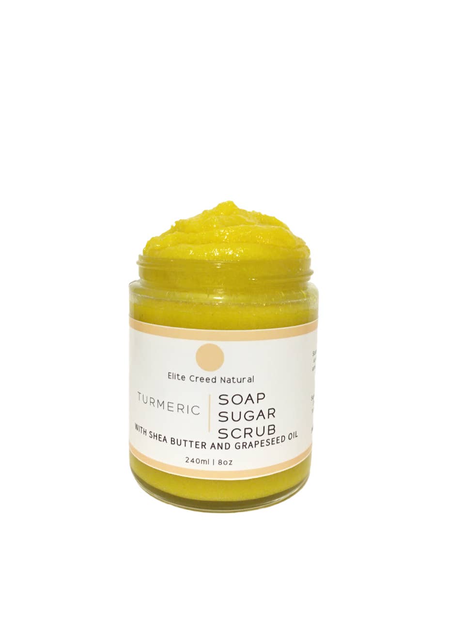 Elite Creed Natural LLC - Wholesale Body scrub/exfoliant - Turmeric Sugar Scrub