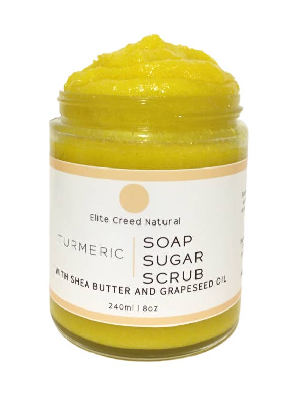 Kurkuma-Zuckerpeeling für den Großhandel von Elite Creed Natural LLC