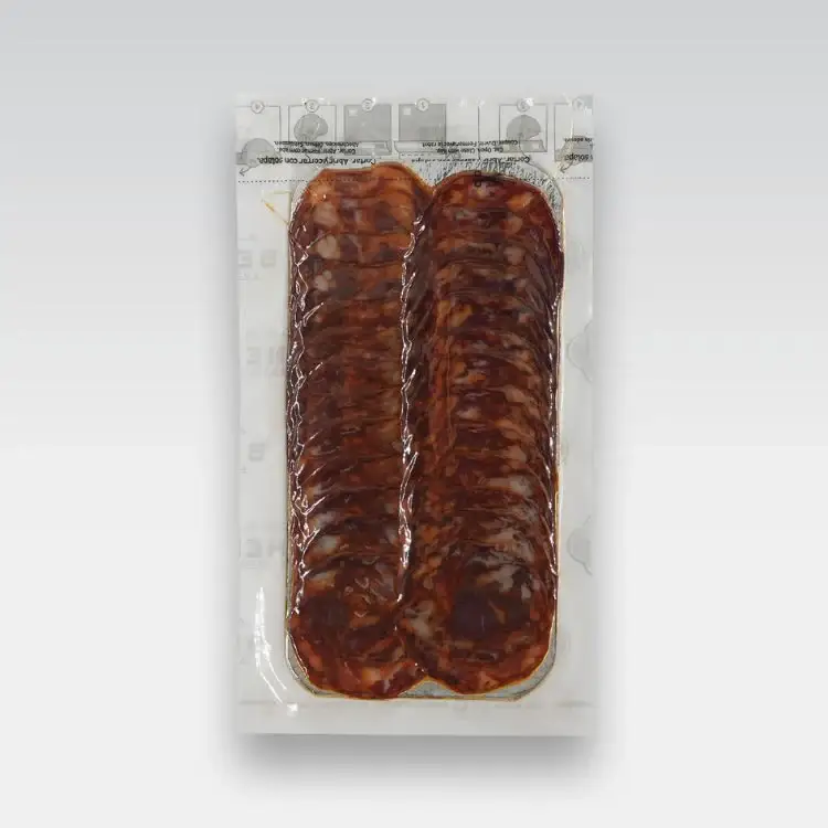 BEHER USA - Wholesale Pork - 100% Ibérico Acorn-Fed Chorizo machine-cut sliced 2oz1