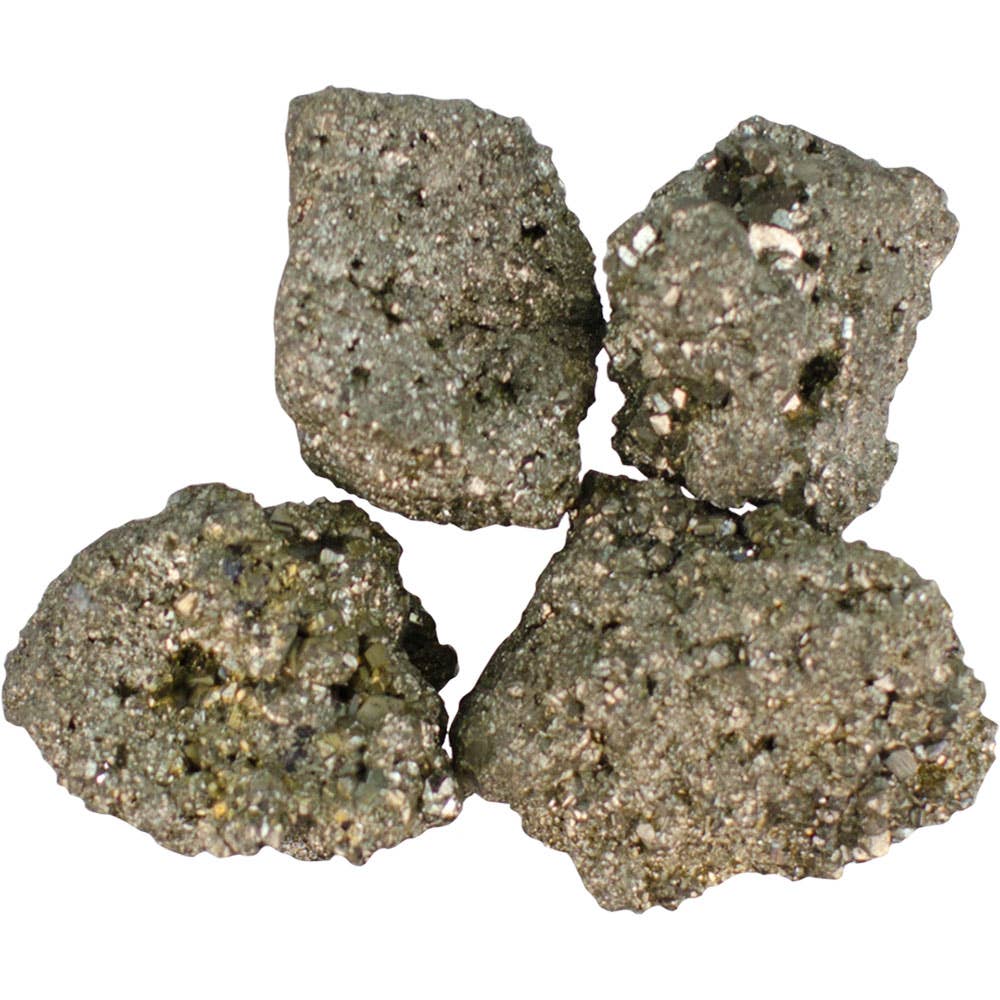 Kheops International inc. - Wholesale Spiritual Stone/Crystal - Pyrite+Info Card/Rough Chunks(1 Lb)0