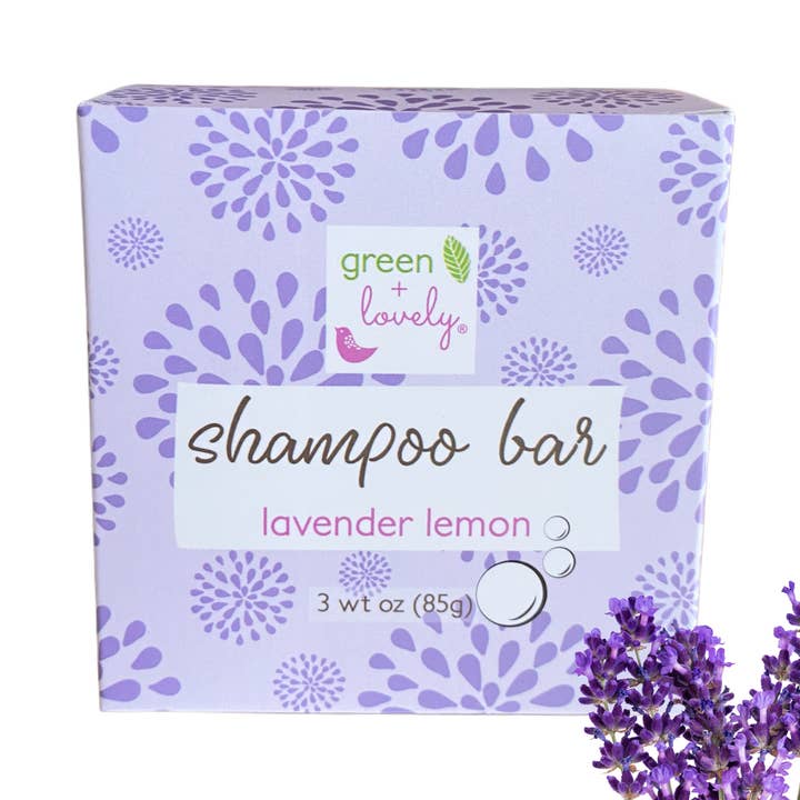 Solid Shampoo Bar///Lavendel Lemon - SLS Parabenfri for engroshandel hos green + lovely