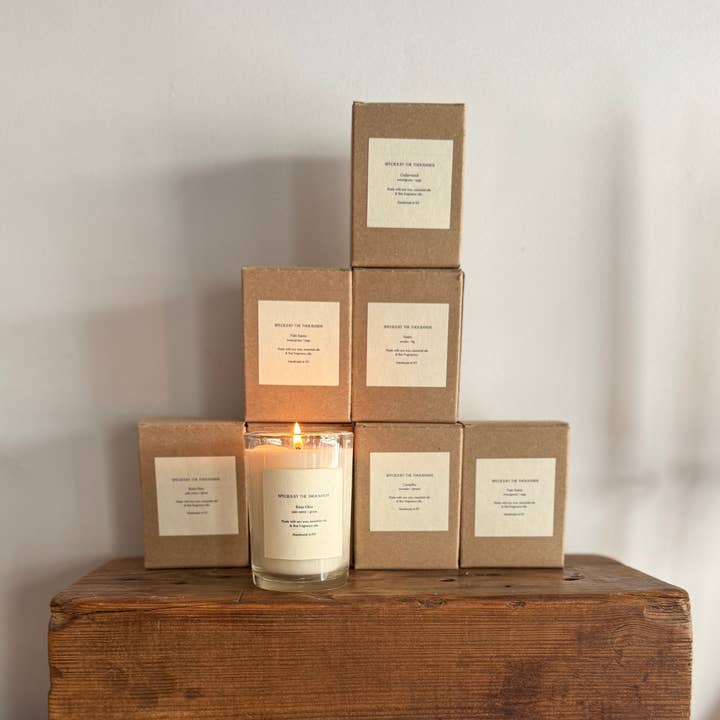 Species by the Thousands - Wholesale Jar/Filled Candle - Santal, Cardamom + Amber Handcrafted Scented Soy Candle1