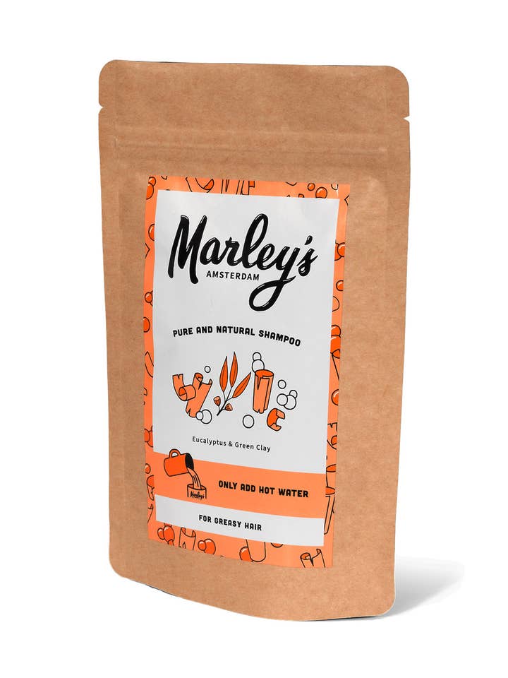 Eucalyptus & Green Clay - for Greasy Hair - 450ml for wholesale by Marley's Amsterdam