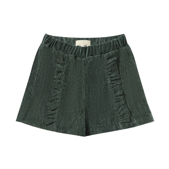 Calções Paisley em Verde por atacado de Vignette