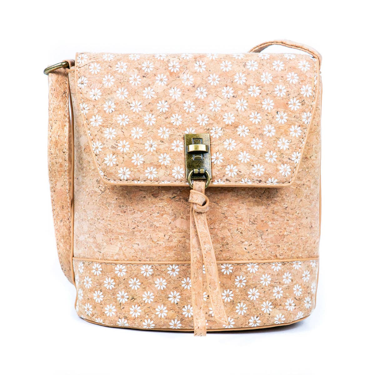 Meninas Bonitas Cork - Wholesale Crossbody Bag - Women's - Natural Cork Women's Crossbody Bag BAG-229211