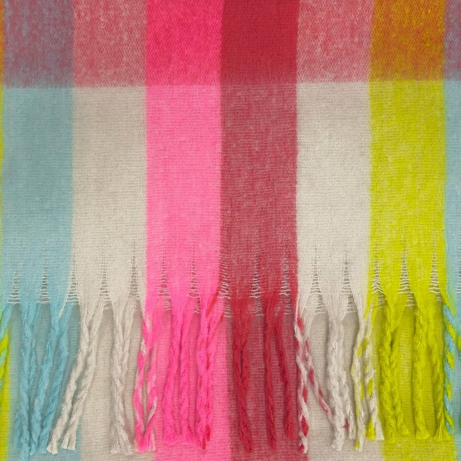 London Scarves - Wholesale Scarf - Women's - Extra Long multi fluffy blanket wool blend4