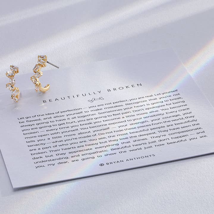 Bryan Anthonys - Wholesale Hoop Earrings - Beautifully Broken Hoop Earrings