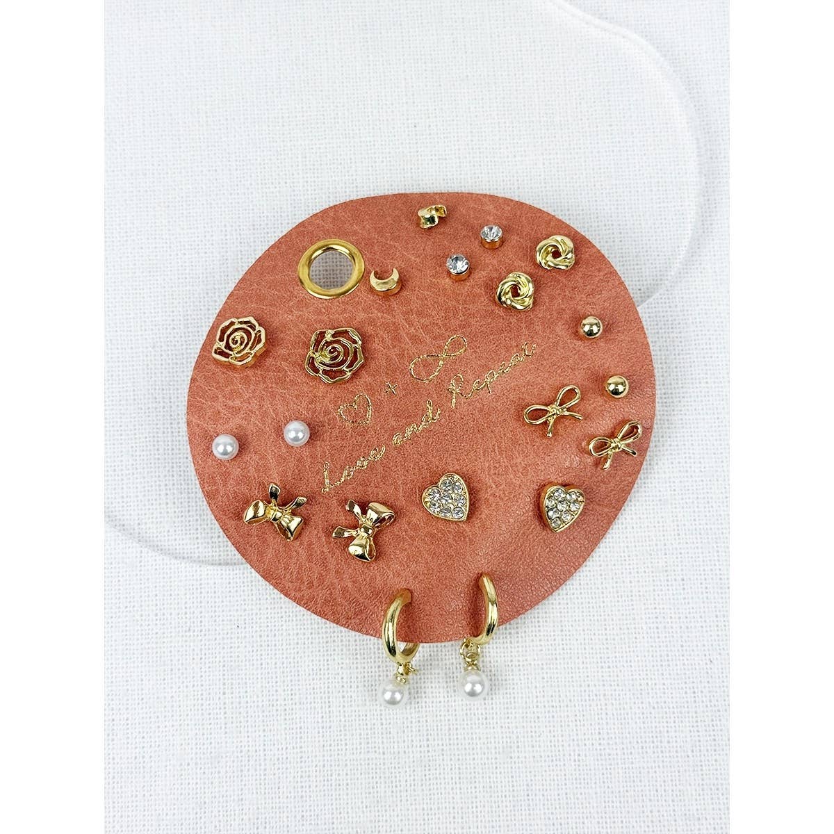 OR Boucles d'oreilles minimalistes Brillez toute la journée en vente sur Faire4