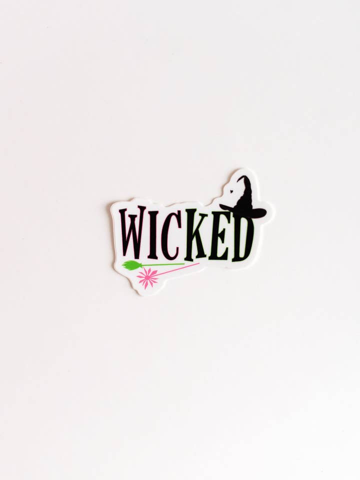 Wicked Word Sticker – Broadway Musical Geïnspireerde Vinylsticker voor wholesale door NatterDoodle