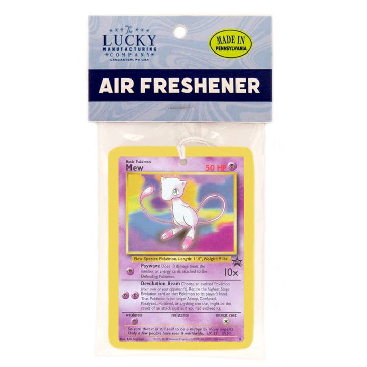 Lucky Mfg. Co. - Vente Désodorisant - Désodorisant de carte Pokémon Mew2