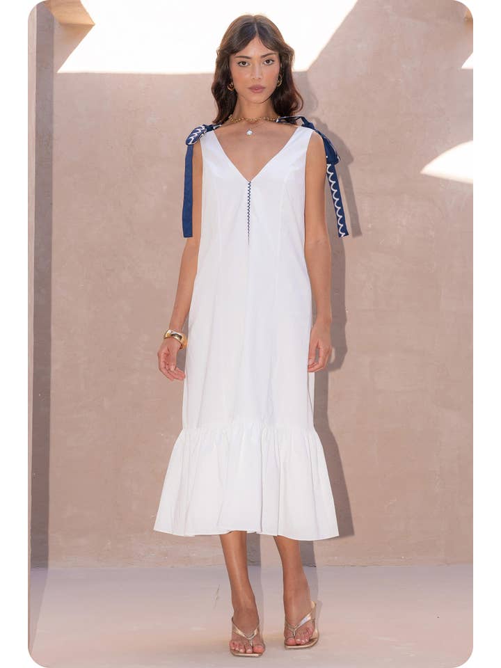 Strut & Bolt - Wholesale Dress – Women's - Scallop Embroidery Midi Dress18