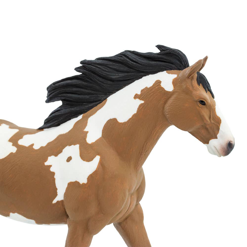 Safari Ltd. - Wholesale Figurine Toy - Kids - Pinto Mustang Stallion Figurine Toy3