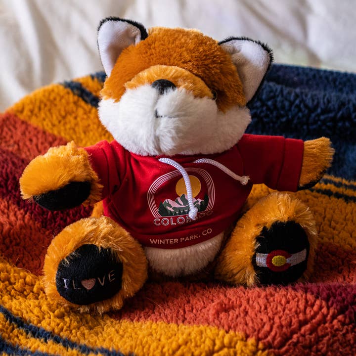 Snow Business USA - Wholesale Stuffed/Plush Toy - Kids & Baby - Colorado Hoodie Fox Stuffed Animal