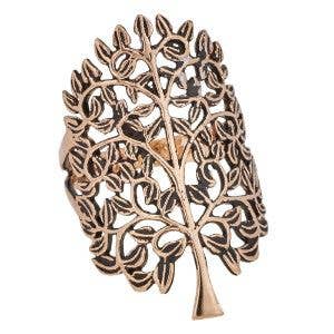 Tiger Mountain Jewelry - Vente Bague de cocktail/de cérémonie - Bague Tree Hugger Bronze0