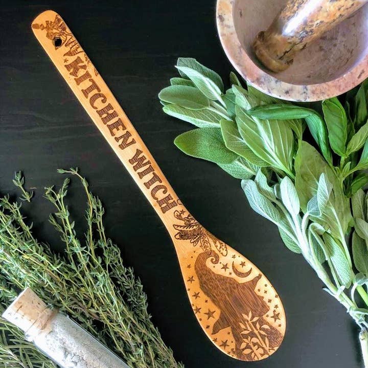 Spirit Nest - Wholesale Kitchen Spoon - Witchy Bamboo Wooden Spoon - The perfect Halloween Kitchen 1