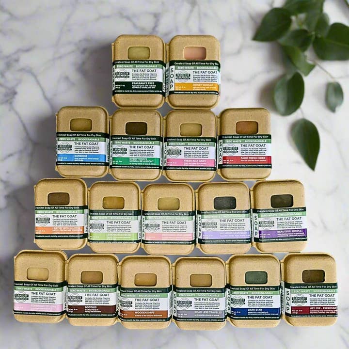 Farmbody Skin Care - Venta al por mayor Pastilla de jabón - The Fat Goat | El mejor jabón de leche de cabra y sebo para eccema y piel irritada18