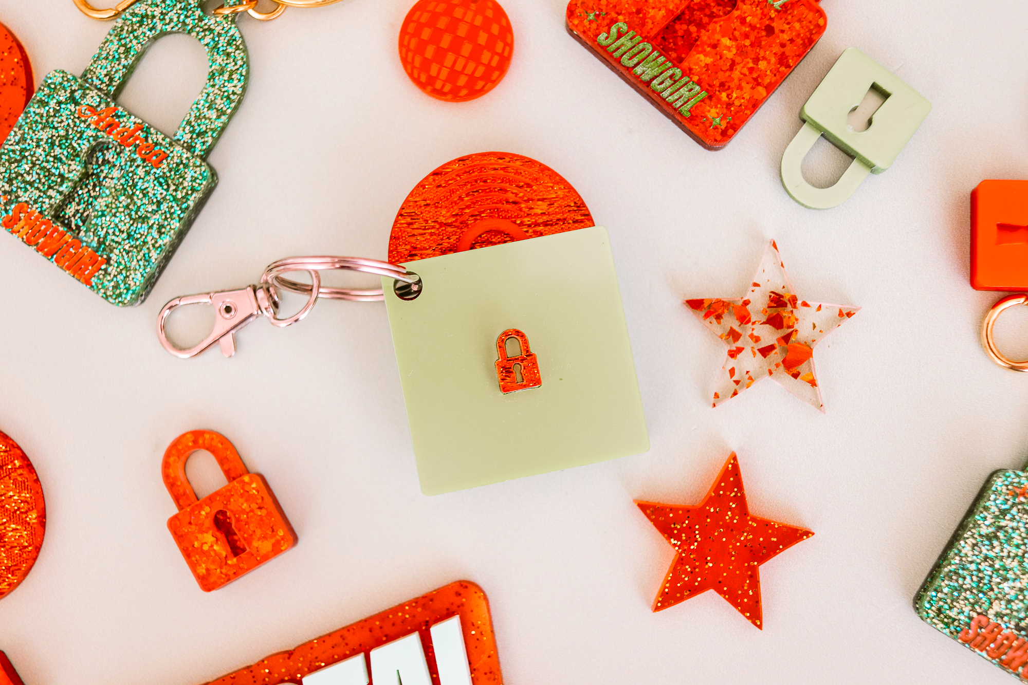 Paola Brown - Wholesale Keychain - Women's - The life of a Showgirl NFC Keychain 1