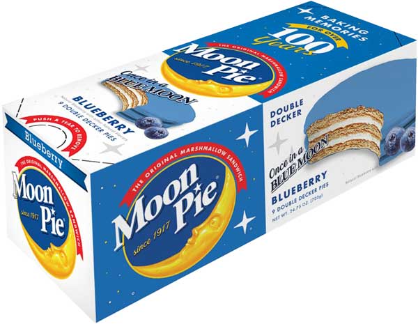 Hudson Meat Company - Wholesale Shelf Stable Prepared Meal - MOON PIE BLUEBERRY CNTER UNIT     -     MOON PIE0