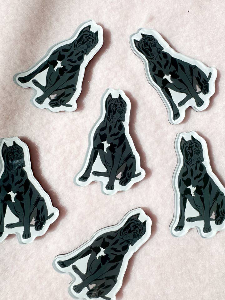 Cane Corso (cropped ears) Magnet for wholesale by Our Cheery Corner
