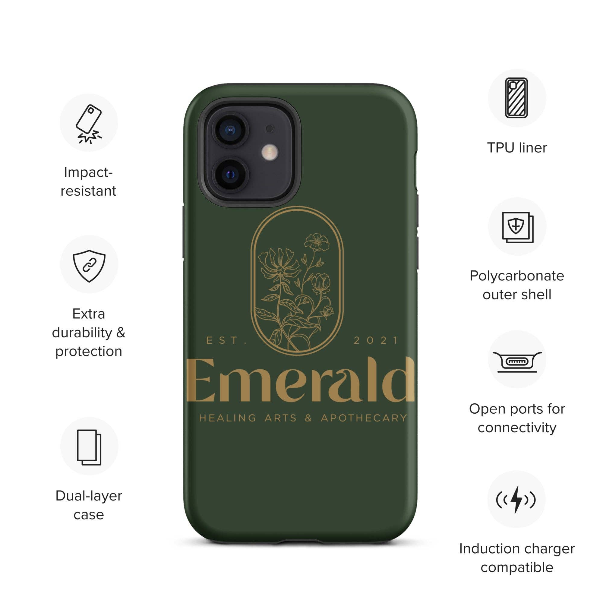 Practicality Skin & Body care - Wholesale Phone Case - Unisex - Emerald Tough iPhone case8