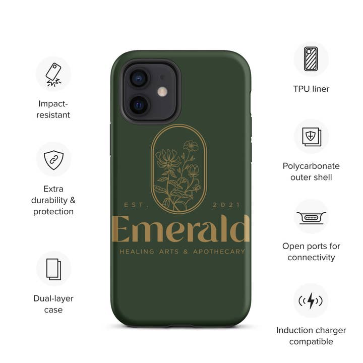 Practicality Skin & Body care - Wholesale Phone Case - Unisex - Emerald Tough iPhone case8