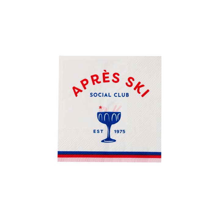 APRES SKI COCKTAILSERVETTEN voor wholesale door Bonjour Fête