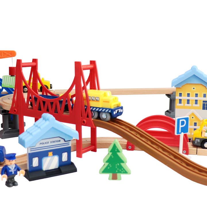 Leo & Friends - Wholesale Toy Set - Kids - Leo and Friends Railway City Set - Creative Construction Kit2