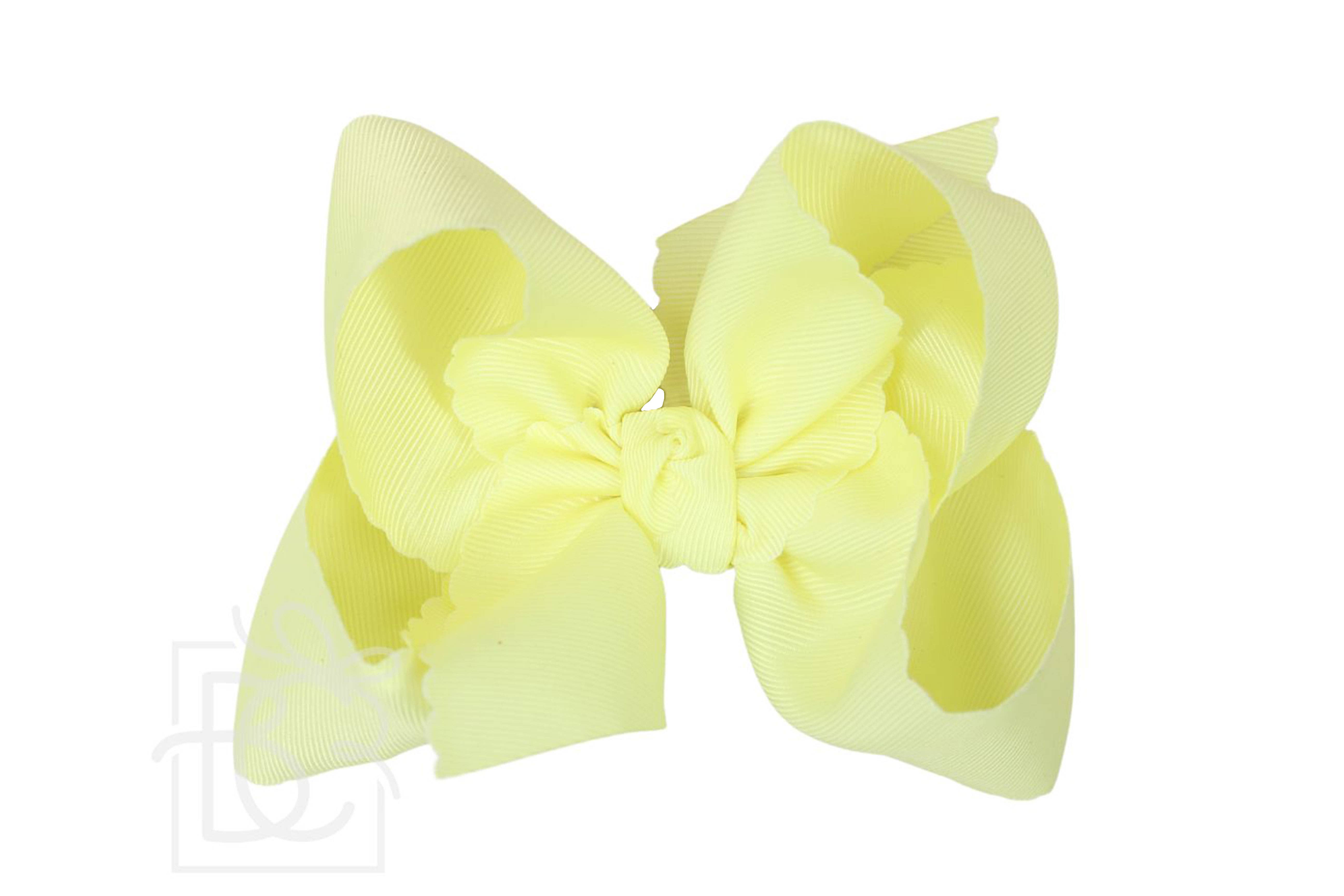 Beyond Creations, LLC – wholesale Hair bow – Kids – SCALLOPED EDGE BOW61