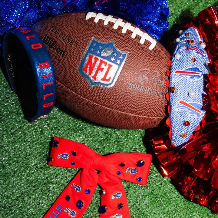 Brianna Cannon - Wholesale Fashion Headband - Women's - Buffalo Bills Adult Cross Stitch Headband6