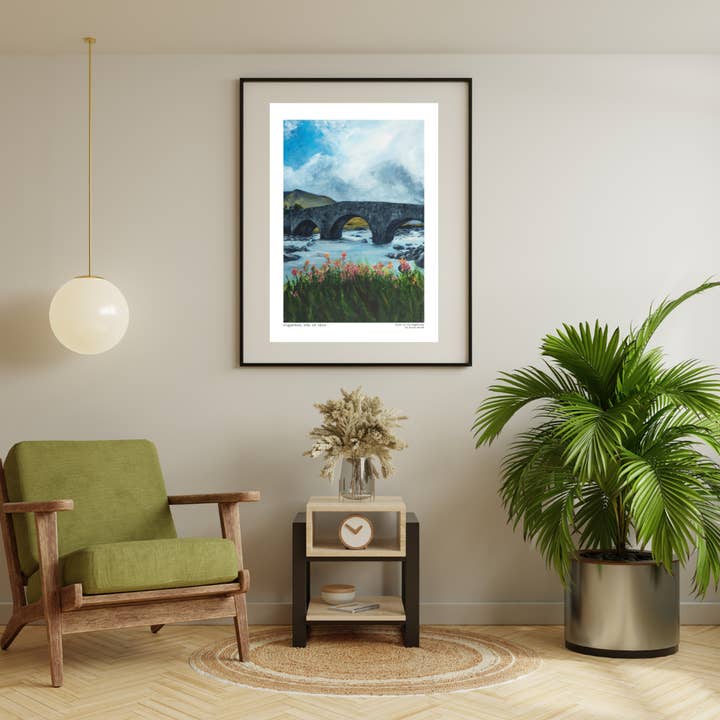 Lizzie Moult - Wholesale Art Print - Sligachan Bridge, Isle of Skye, Scotland, Art Print1