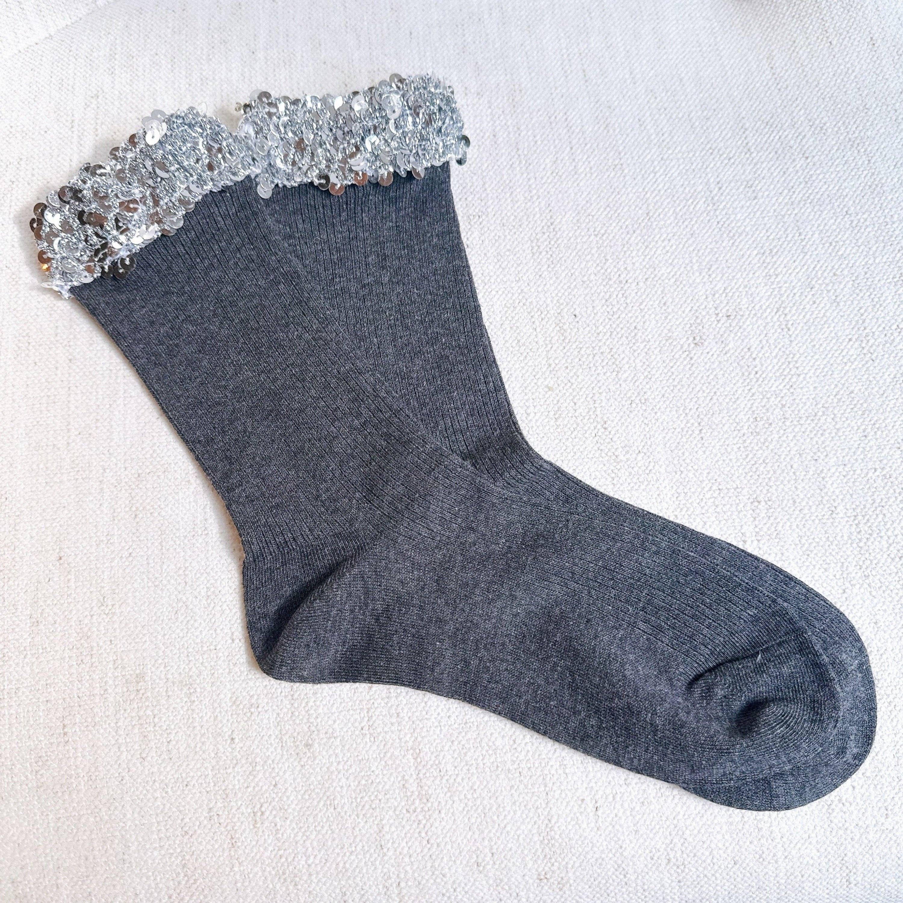 Ellison+Young - Wholesale Socks - Women's - Sequin Chic Shine Top Socks6